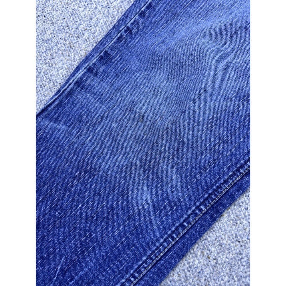 American Eagle Jeans Mens 34x30 Bootcut Medium Wash Blue Denim Distressed Pants - Picture 6 of 11